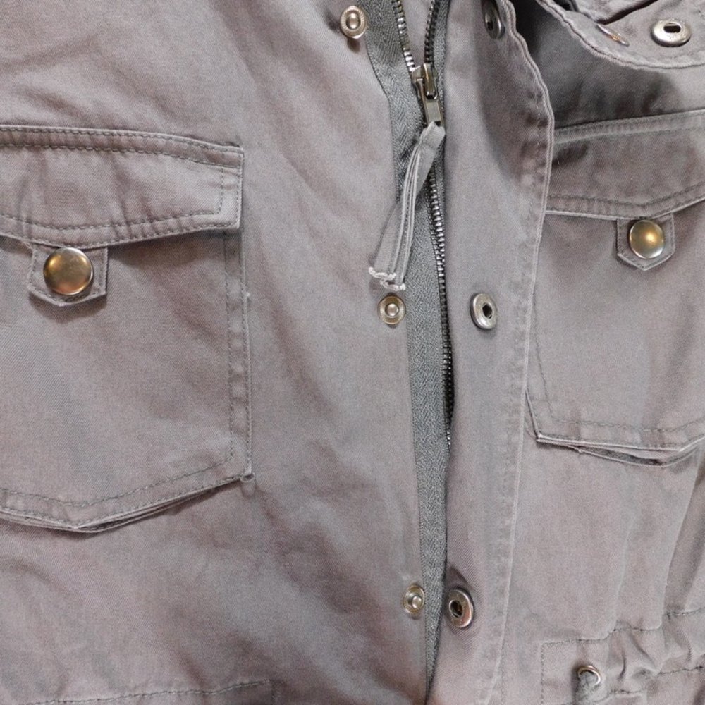 Pleione Women's Dark Gray Military Vest Size L - Picture 10 of 14